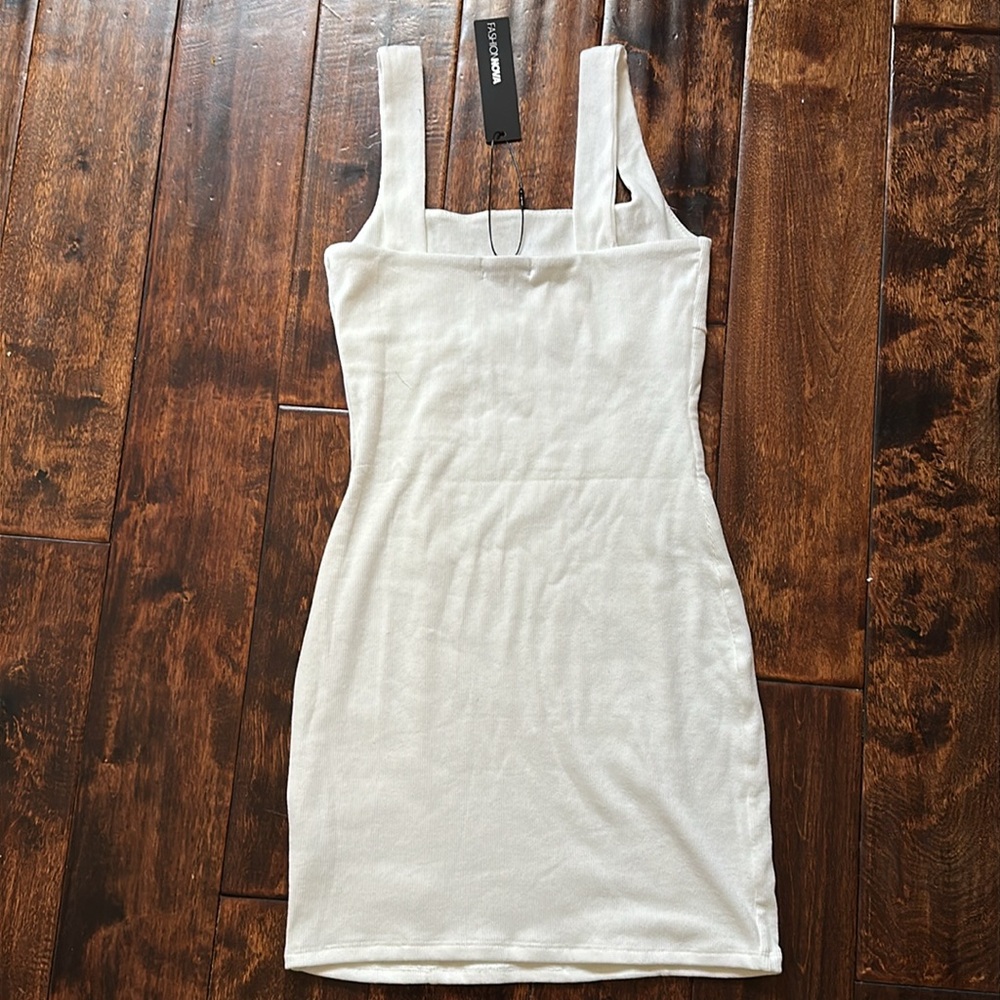 Fashion Nova Celine Ribbed Mini Dress, Size S, New with Tag - Picture 5 of 7